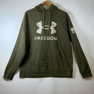 Under Armour Men's Olive Freedom Hoodie